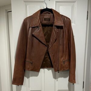 Danier Brown Leather Jacket